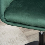 Swivel Bar Stool Fabric Dining Tub Seat | Green