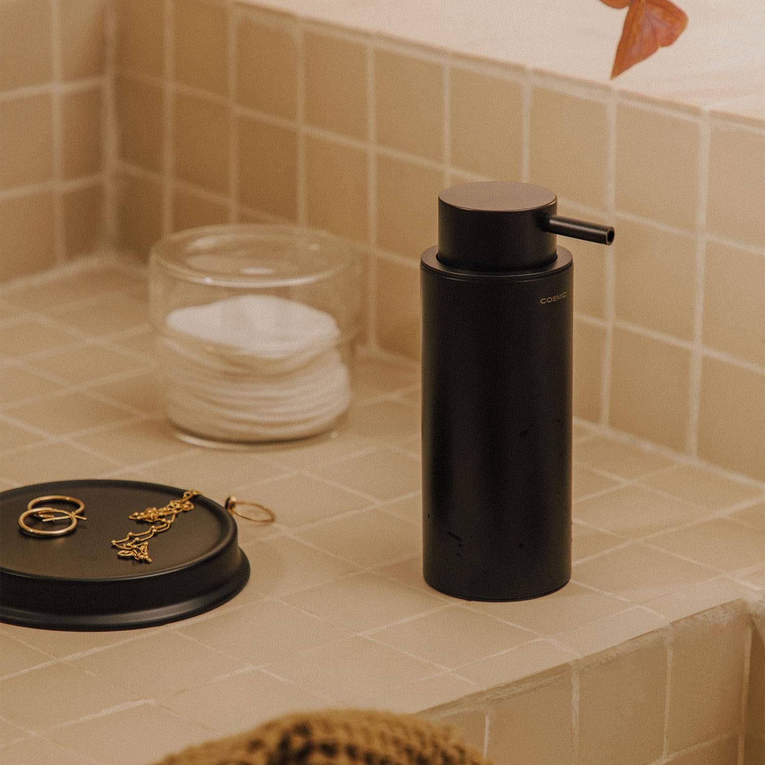 Soap Dispenser, 200ml Capacity, Matt Stainless Steel, Logic Collection