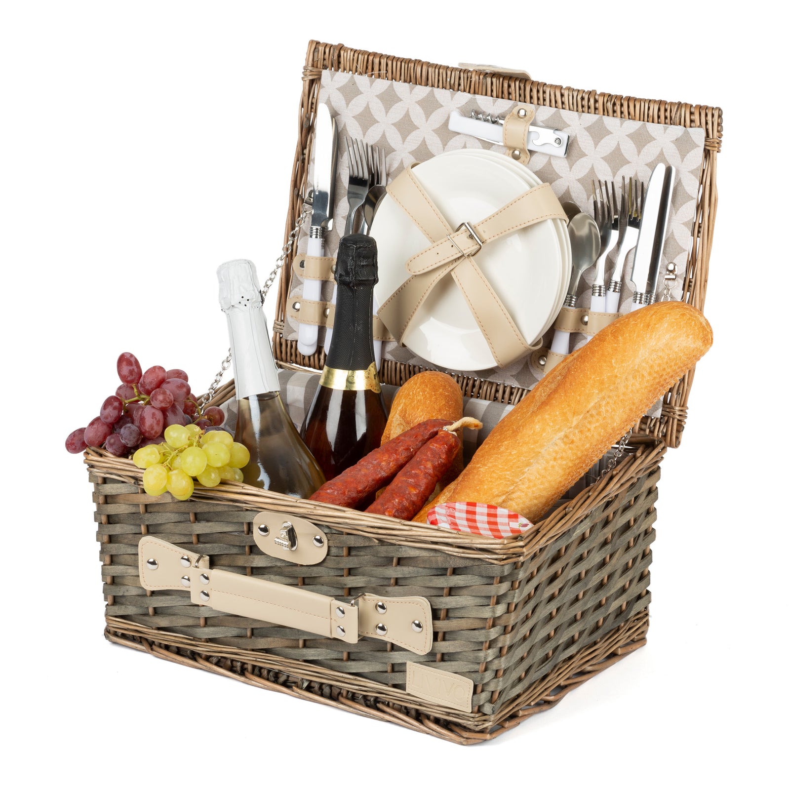 Lomond 4-person Wicker Picnic Basket