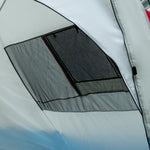 6-8 Person Tunnel Tent, Two-room Camping Tent With Carry Bag | Blue