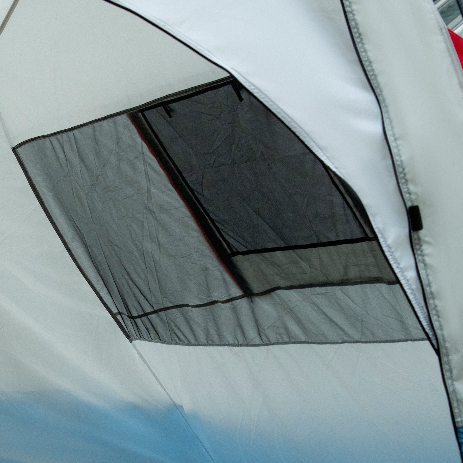 6-8 Person Tunnel Tent, Two-room Camping Tent With Carry Bag | Blue