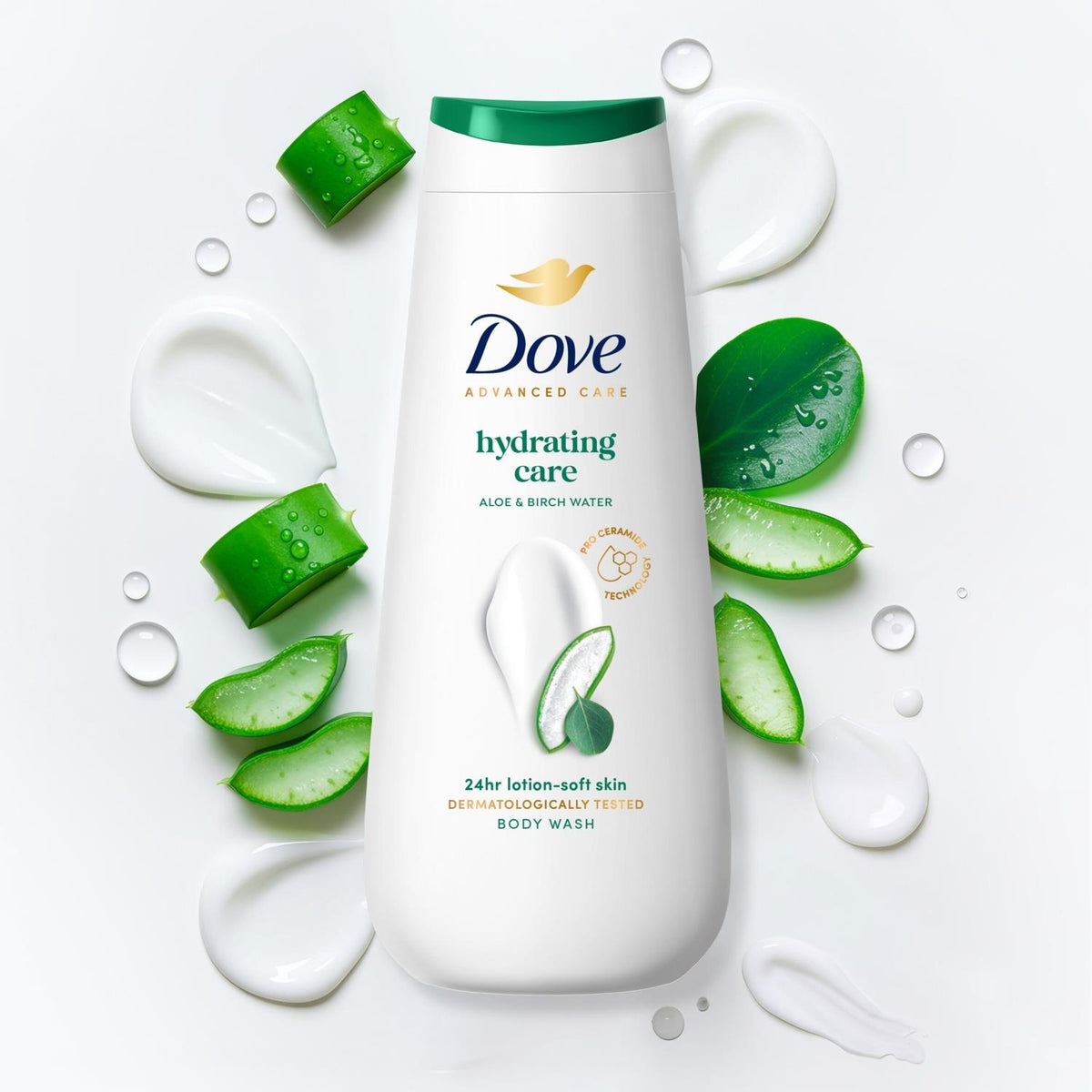 Advanced Care Hydrating Care Body Wash 24h Renewing Micromoisture | Set of 10 | White