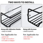 Set Of 2 Wall-mounted Spice Racks