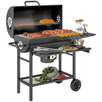 Charcoal Bbq With Foldable Shelf