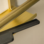 Bathroom Shelf, Organizer Glass Wiper Matt Black Architect S+ Collection