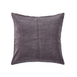 Luxury Cotton Velvet Cushion Cover | 40cm x 40cm | Dark Grey