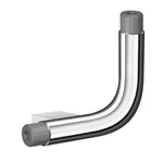 Chromed Steel Right L-shape Connection For Bathroom Grab Bar | Chromed Stainless Steel