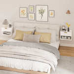 Floating Nightstands Set Of 2, Modern Wall Mounted Bedside Tables