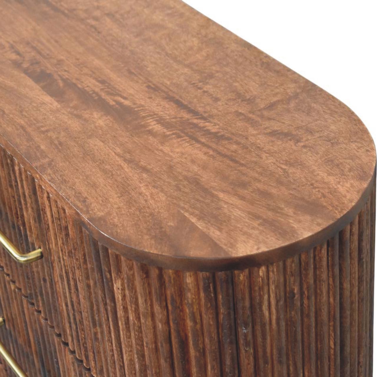 Ridgefront Chest - Roasted Almond, 6 Drawers, Brown