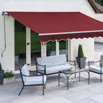 Easy Fit Royal Red Awning | 3m | Wine
