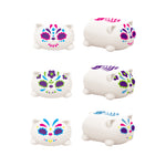 Needoh Sugar Skull Cats - Halloween Cat Fidget Toy