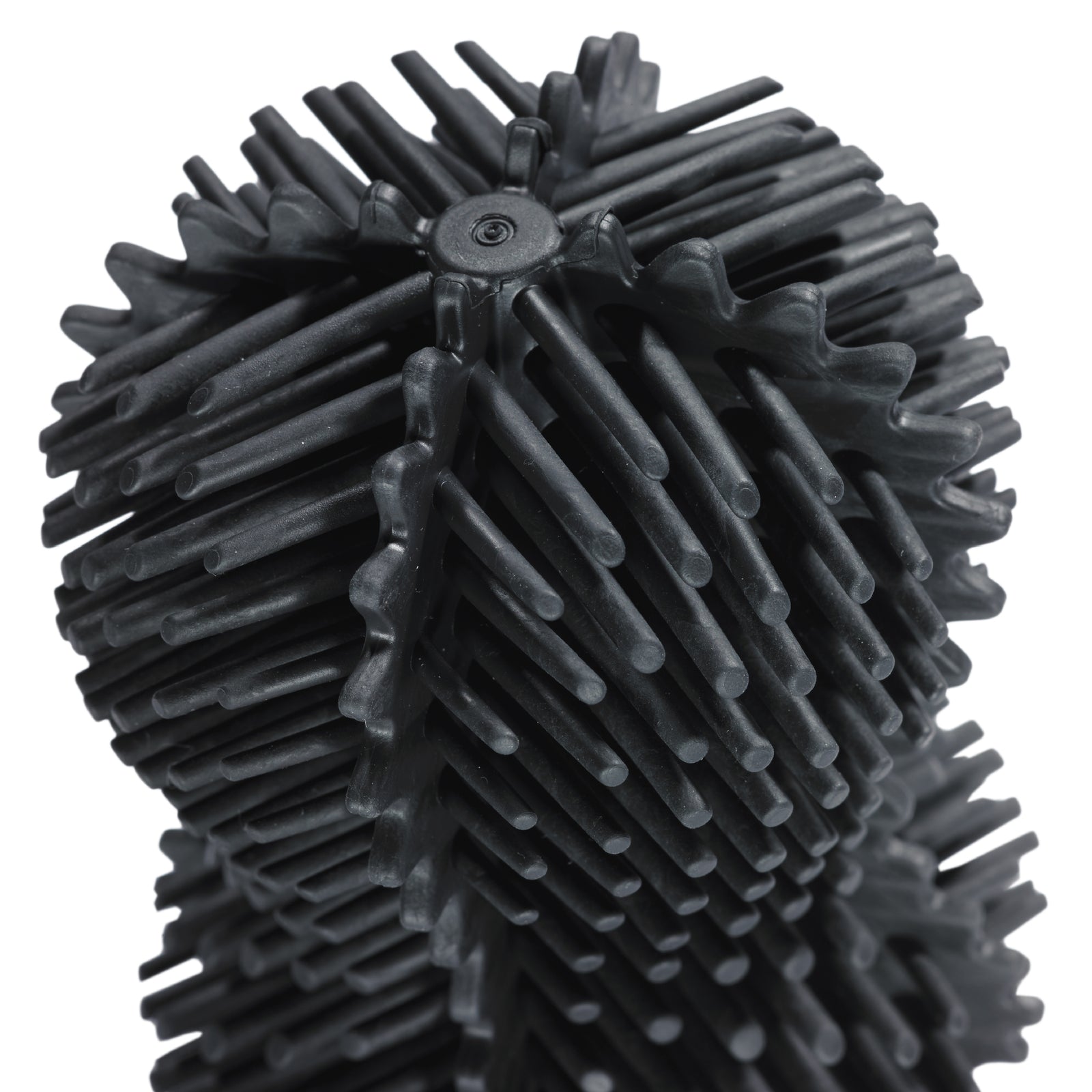 Recycled Toilet Brush Head - Replaceable with a robust 360° hourglass shape - Made in the UK | Graphite Black