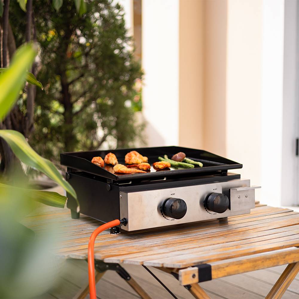 17-inch Stainless Steel Gas Griddle Propane Griddle