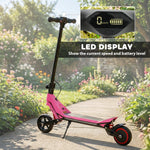 Electric Scooter For Kids, Foldable E Scooter For Age Age 6+ | Pink