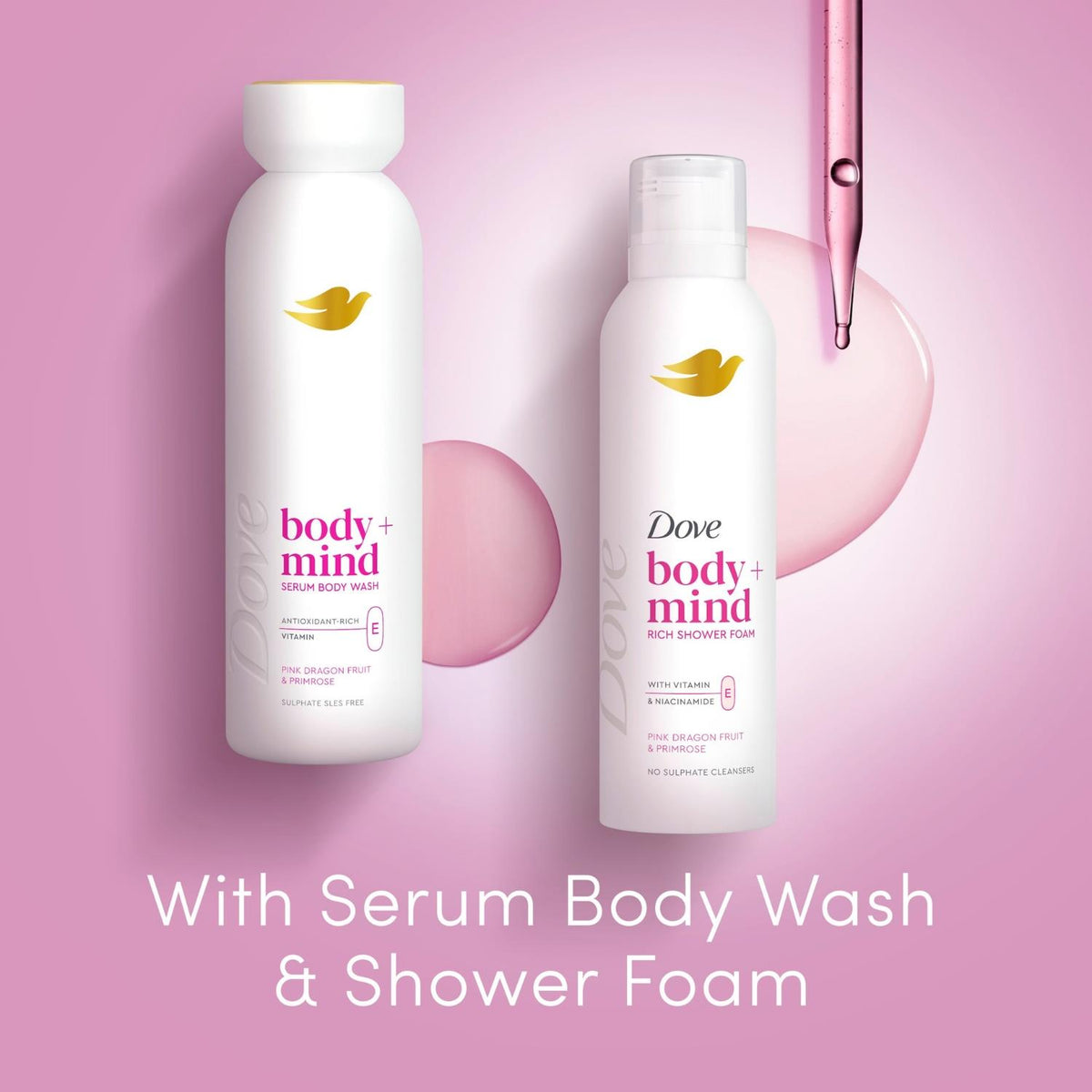 DOVE Body And Mind Essentials Gift Set For Her With Serum Body Wash