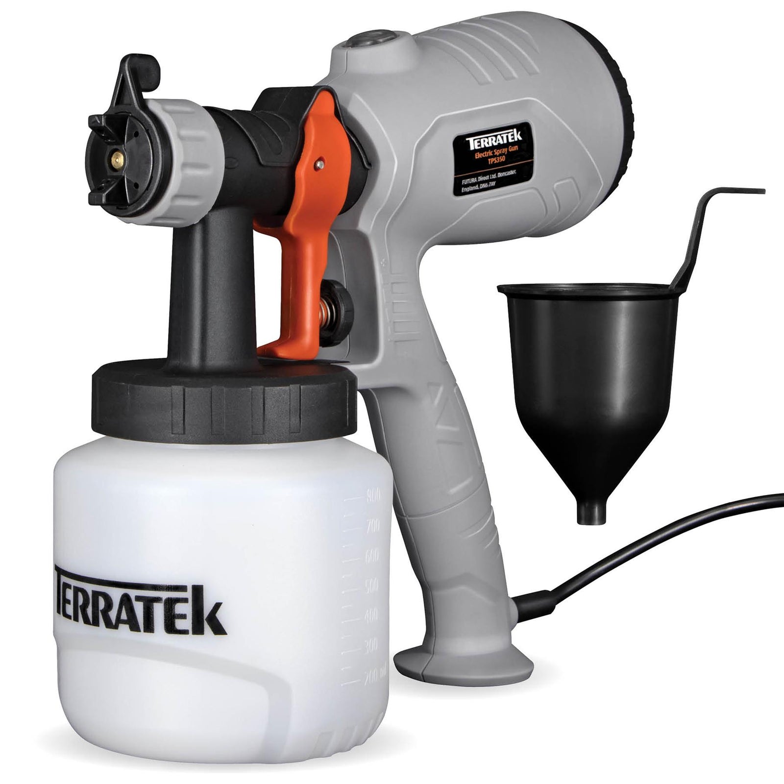 Electric Paint Sprayer 350w, Hvlp Hand Held Fence Spray Gun 800ml Container