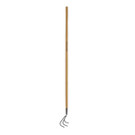 Stainless-steel Long-handled 3-prong Cultivator