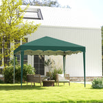 3x3(m) Pop Up Gazebo Marquee Tent For Garden W/ Carry Bag | Green
