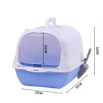 Detachable Cat Litter Box With Scoop Easy Clean Cat Toilet