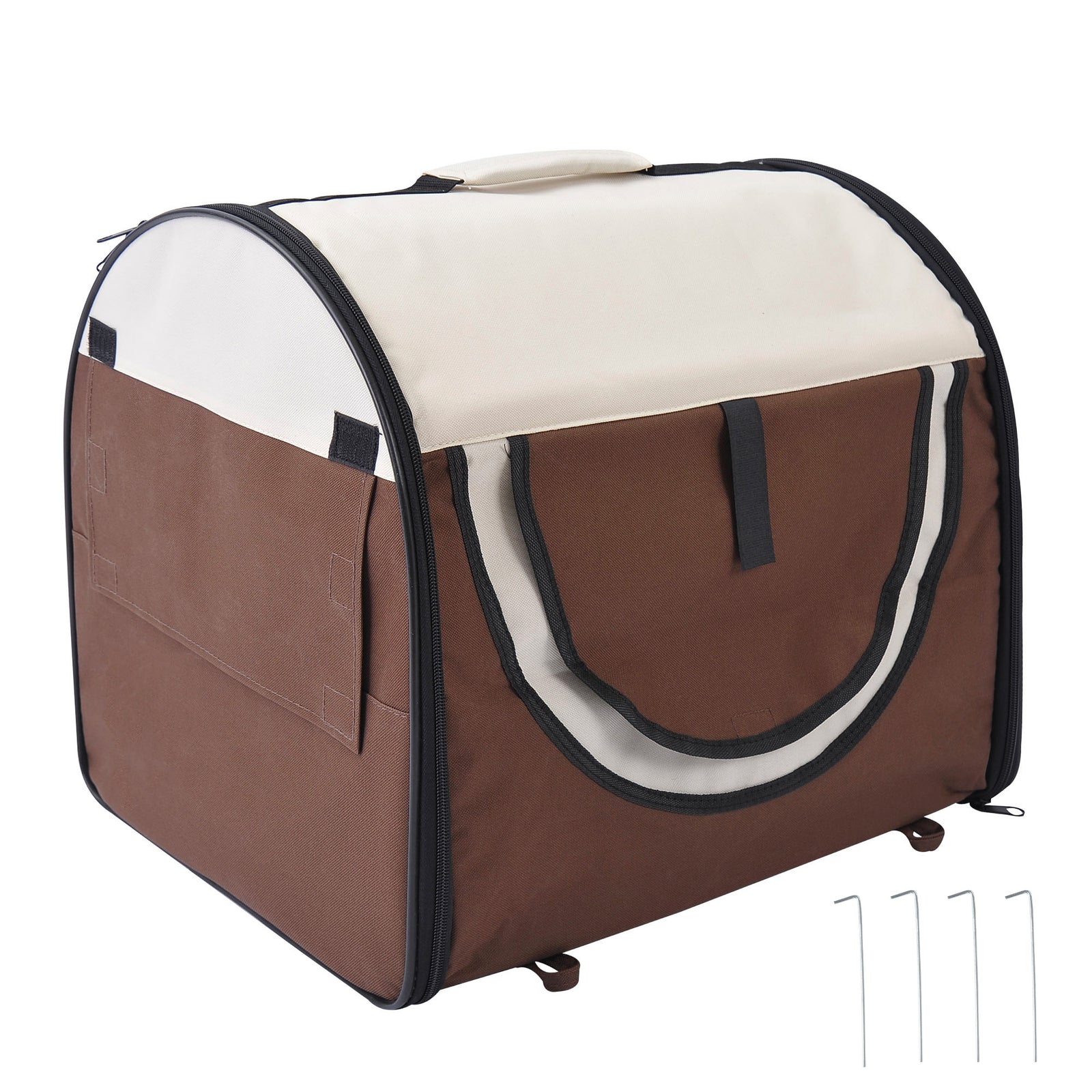 Folding Fabric Soft Pet Crate Dog Cat Travel Carrier Cage Kennel House