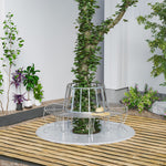 160cm Garden Round Tree Bench Metal
