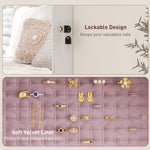 Jewellery Cabinet With Mirror And Led Lights | Pink