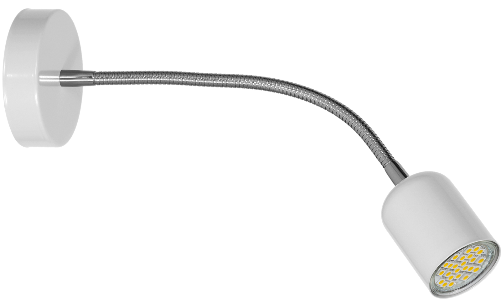 Maxi Wall Lamp 1xgu10 High Quality Hand Made Scandi Style Wall Light Stylish Subtle And Fully Adjustable | White