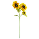 Pack Of 6 X 88cm Yellow Artificial Sunflower - 18 Heads