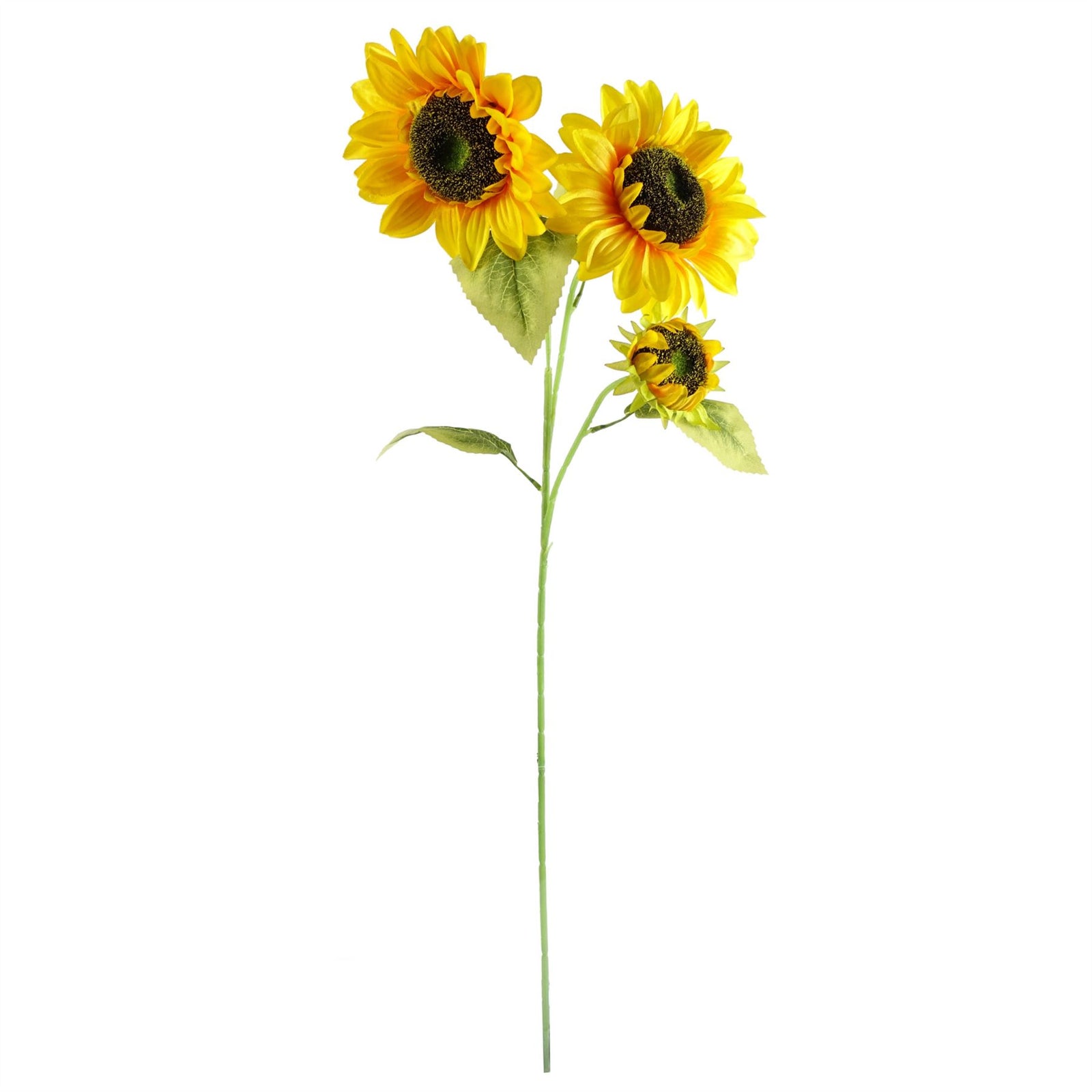 Pack Of 6 X 88cm Yellow Artificial Sunflower - 18 Heads