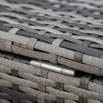 6pcs Rattan Sofa Set Garden Sectional Garden Wicker Cushion | Gray