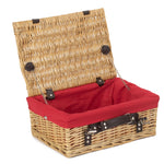 Wicker 36cm Picnic Basket | Red
