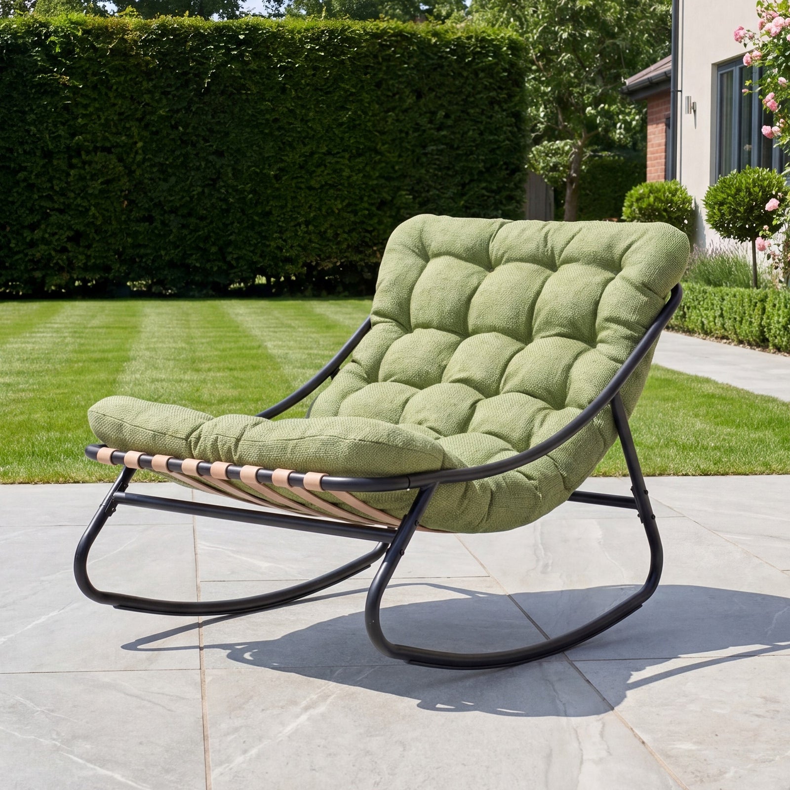 Solace Outdoor Rocking Chair | One Size | Green