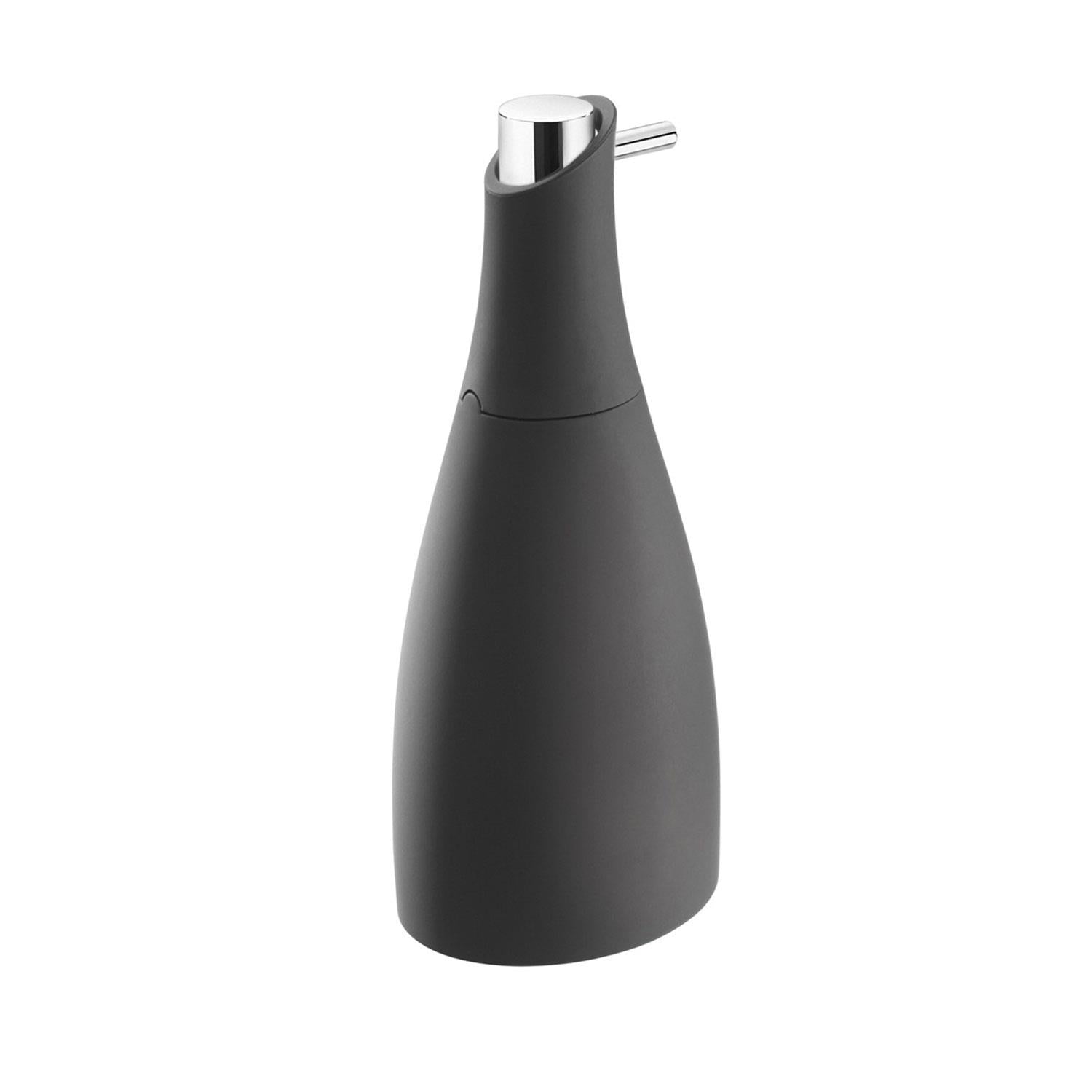 Soap Dispenser 300ml Matt Black Unique Design Soft Finish Saku Collection