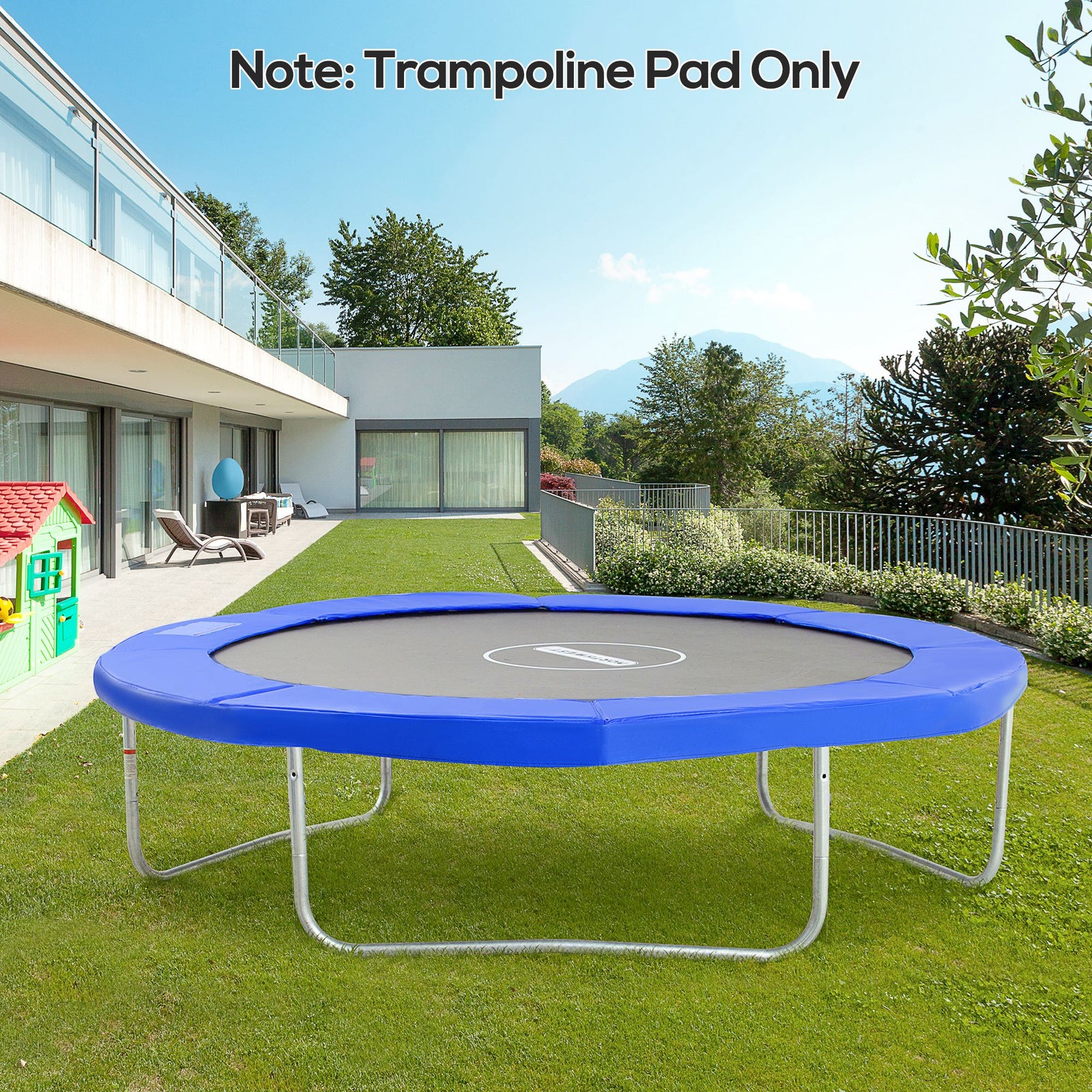 8ft Trampoline Safety Pads - Blue | Blue
