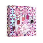 Nail Polish Nail Wonderland Metalic Gift Pack For Her, Pinks/reds