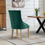 Set Of 2 Ravenna Velvet Dining Chairs | Green