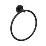 Towel Ring, 20cm, Matt Black, Hidden Fixings, Start Collection