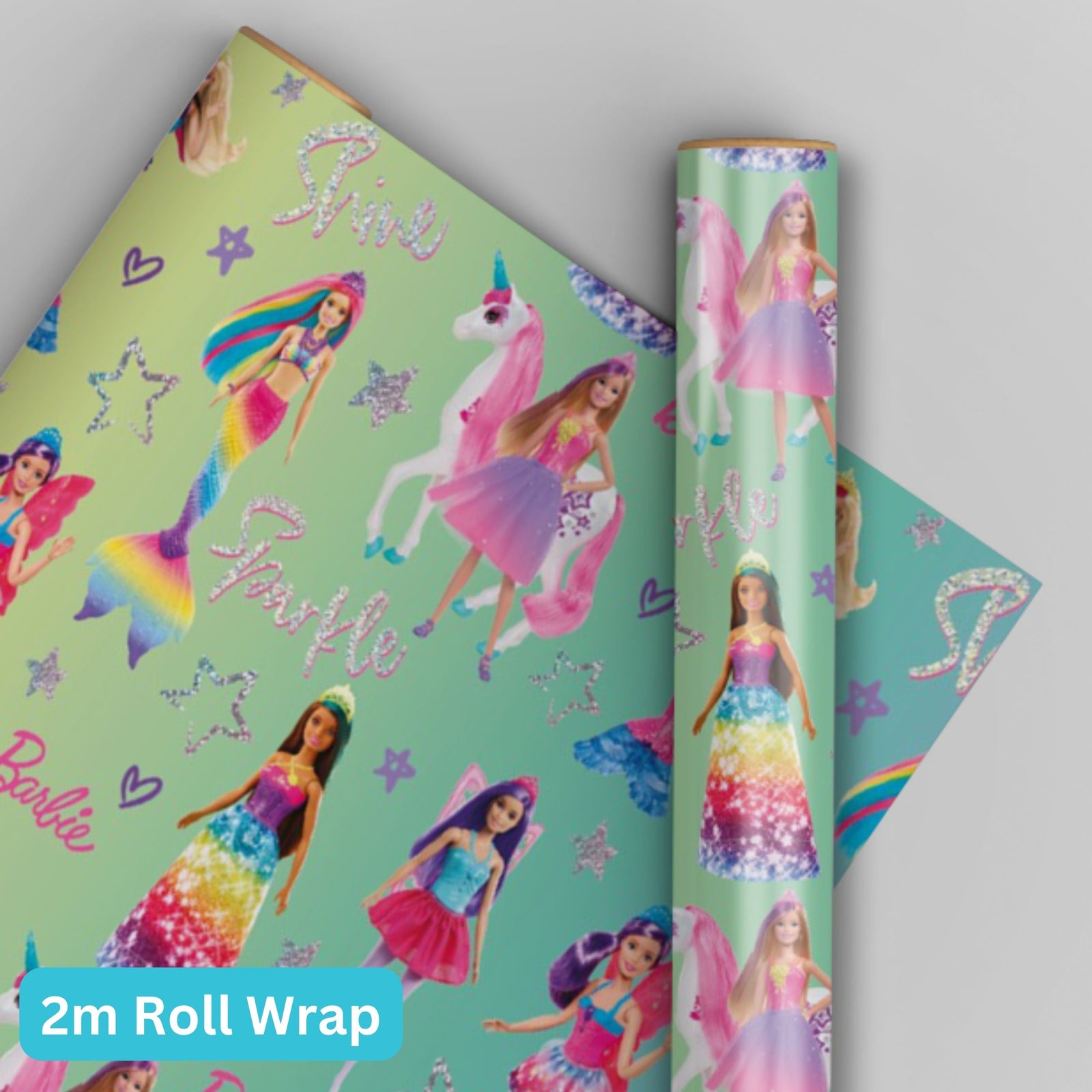 2m Roll Birthday Wrapping Paper