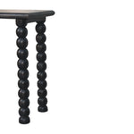 Artisan Furniture Spindle Linear Console In Solid Wood – Dark Brown Finish