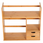 Desk Organiser Desktop 180 Degree Rotatable 2 Drawers