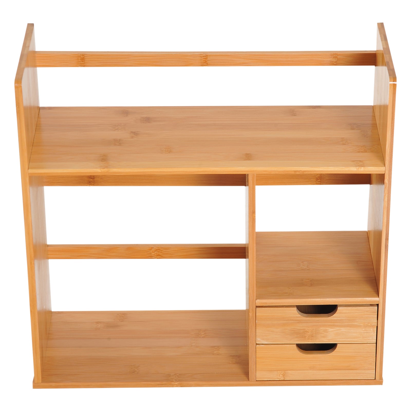 Desk Organiser Desktop 180 Degree Rotatable 2 Drawers