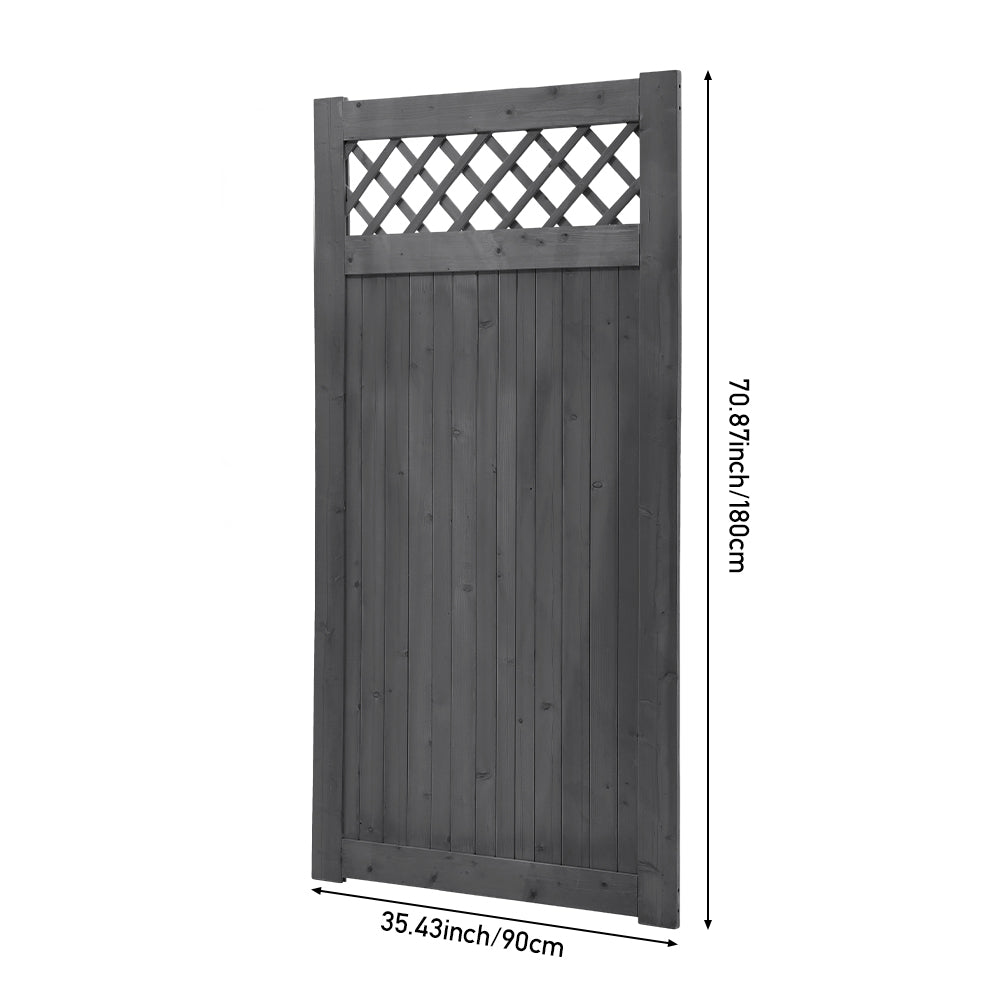 90cm W X 90/120/150/180cm H Rhombus Garden Wood Fence Gate | 180cm