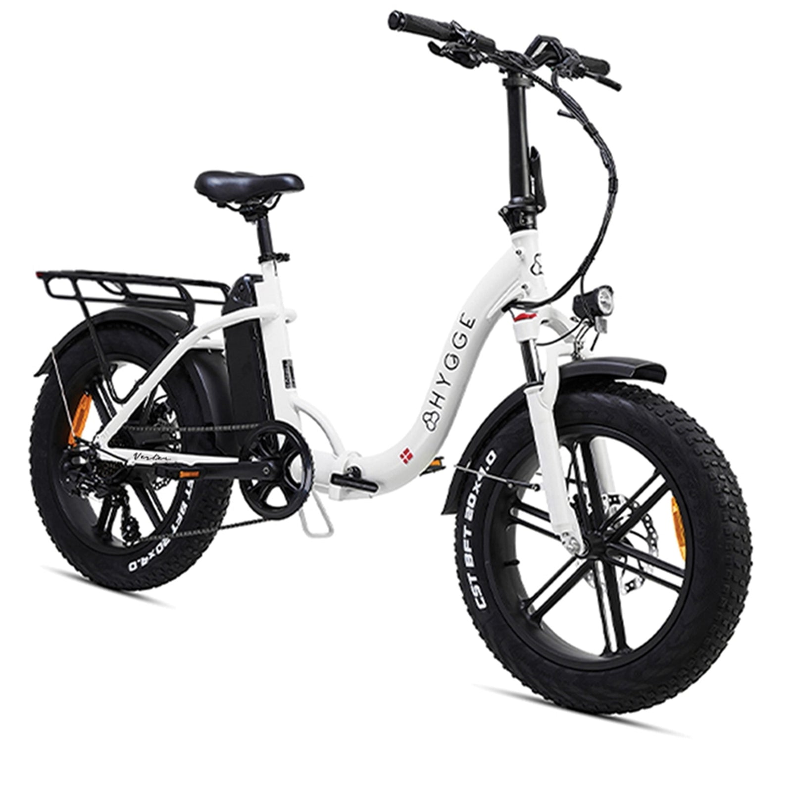 Vester Step 2026 - Folding Fat Tyre E-bike 48v 14ah | White