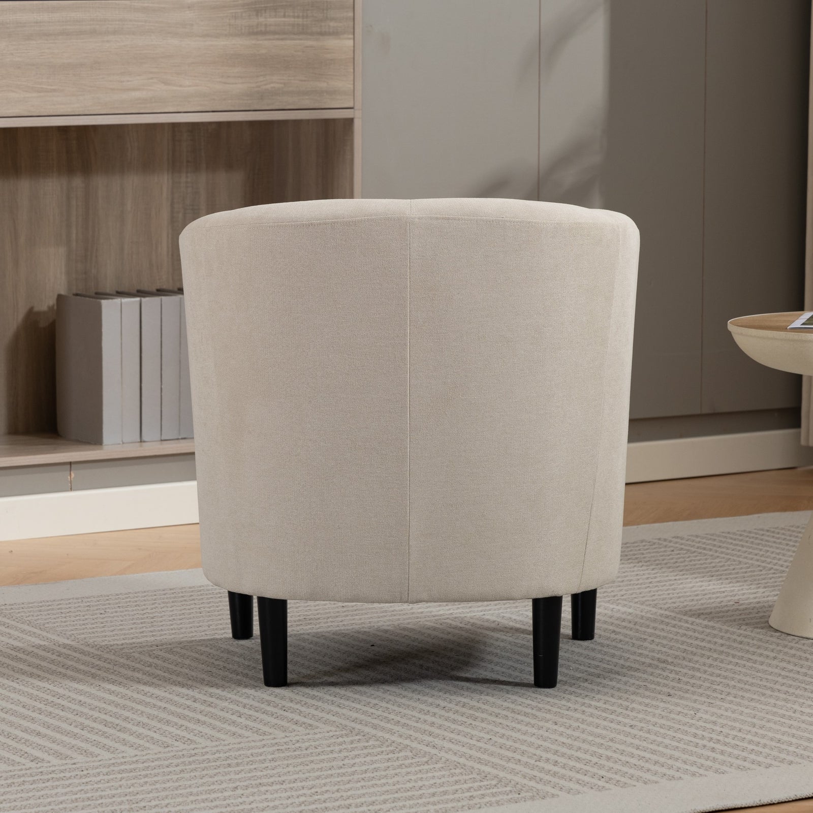 Beulah Fabric Accent Chair | Beige