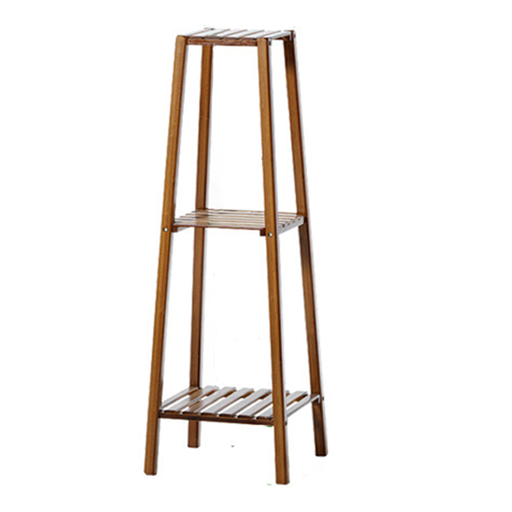 Vintage 3-tier Solid Wood Plant Stand Indoor Plant Display Shelf Rustic Wooden Flower Holder