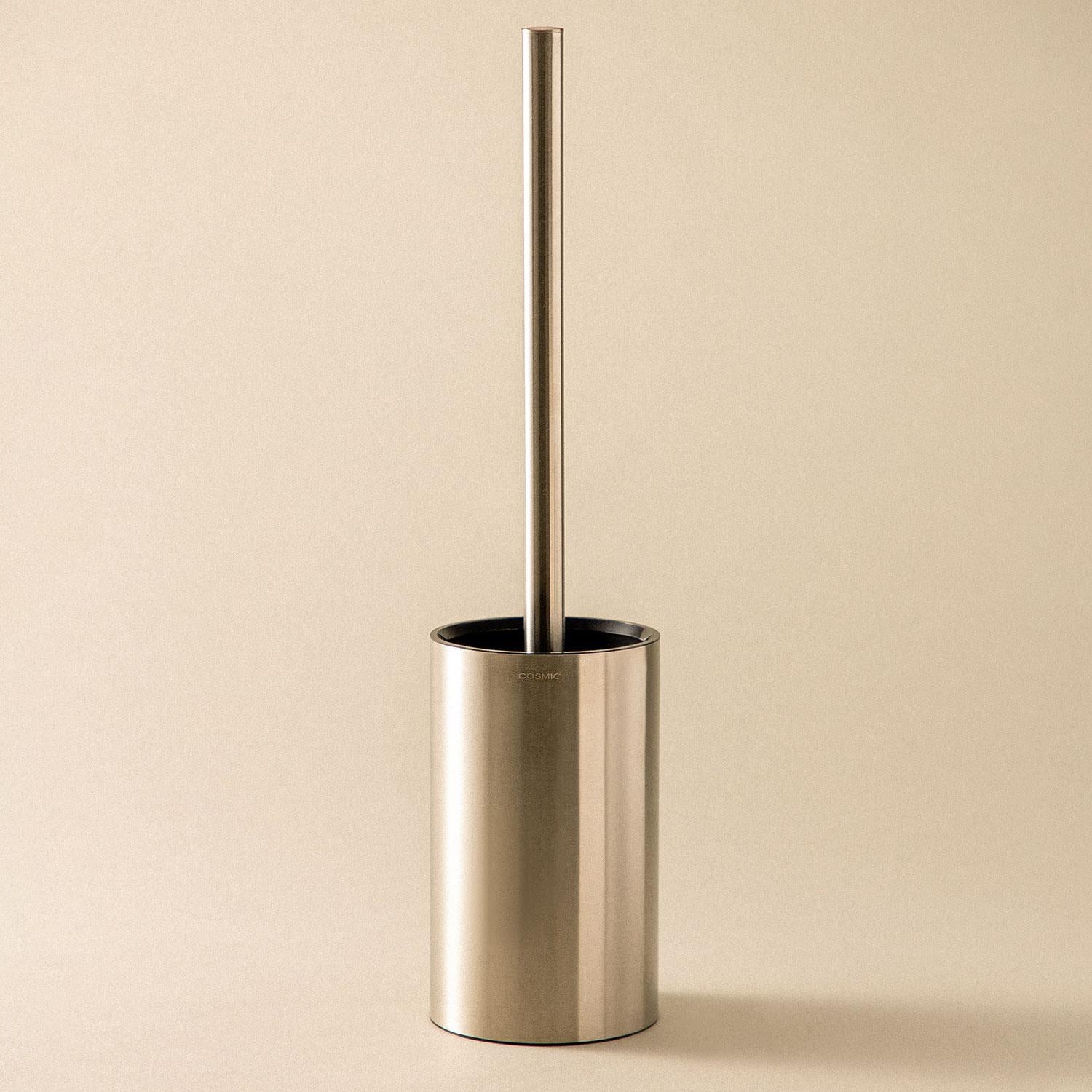 Toilet Brush, Free-standing, Matt Stainless Steel Architect S+ Collection