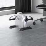 Mini Exercise Bike Portable Legs Exerciser Machine | Silver
