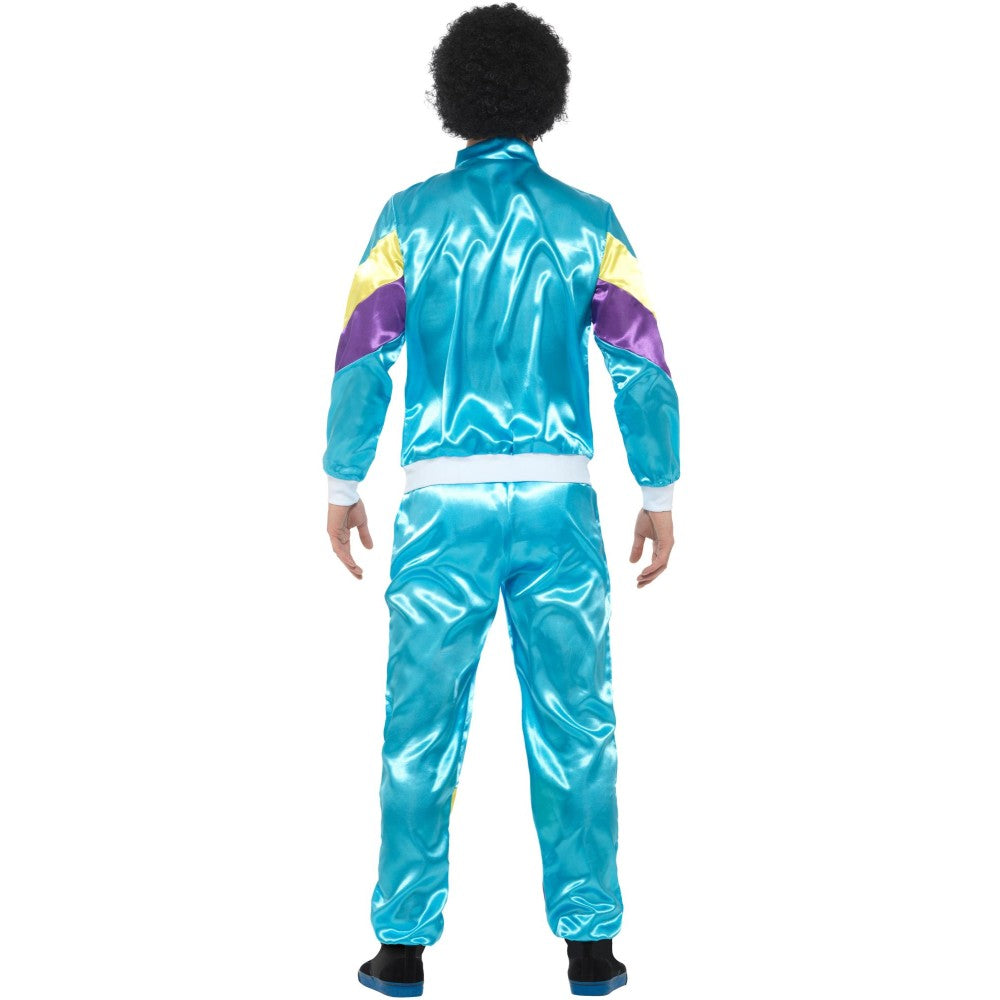 80s Height Of Fashion Shell Suit Costume | Medium | Blue