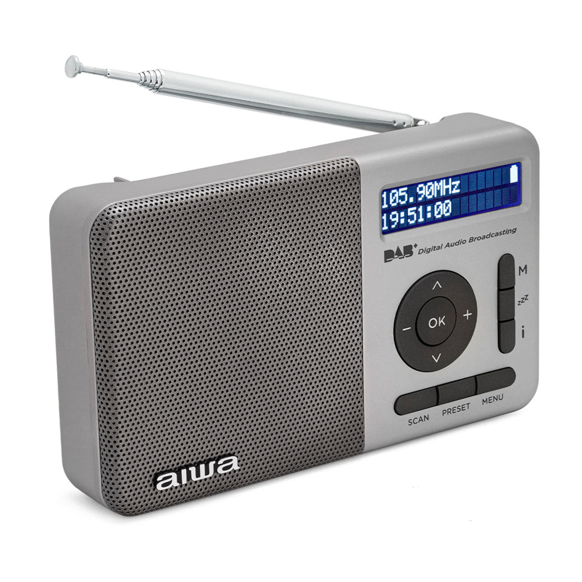 Rd-40dab Digital Portable Dab+/fm-rds Radio | Silver
