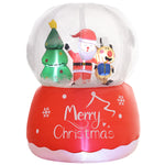 5.5ft Christmas Inflatable Crystal Ball With Led Lights